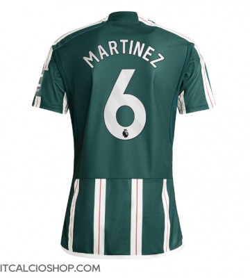 Manchester United Lisandro Martinez #6 Seconda Maglia 2023-24 Manica Corta